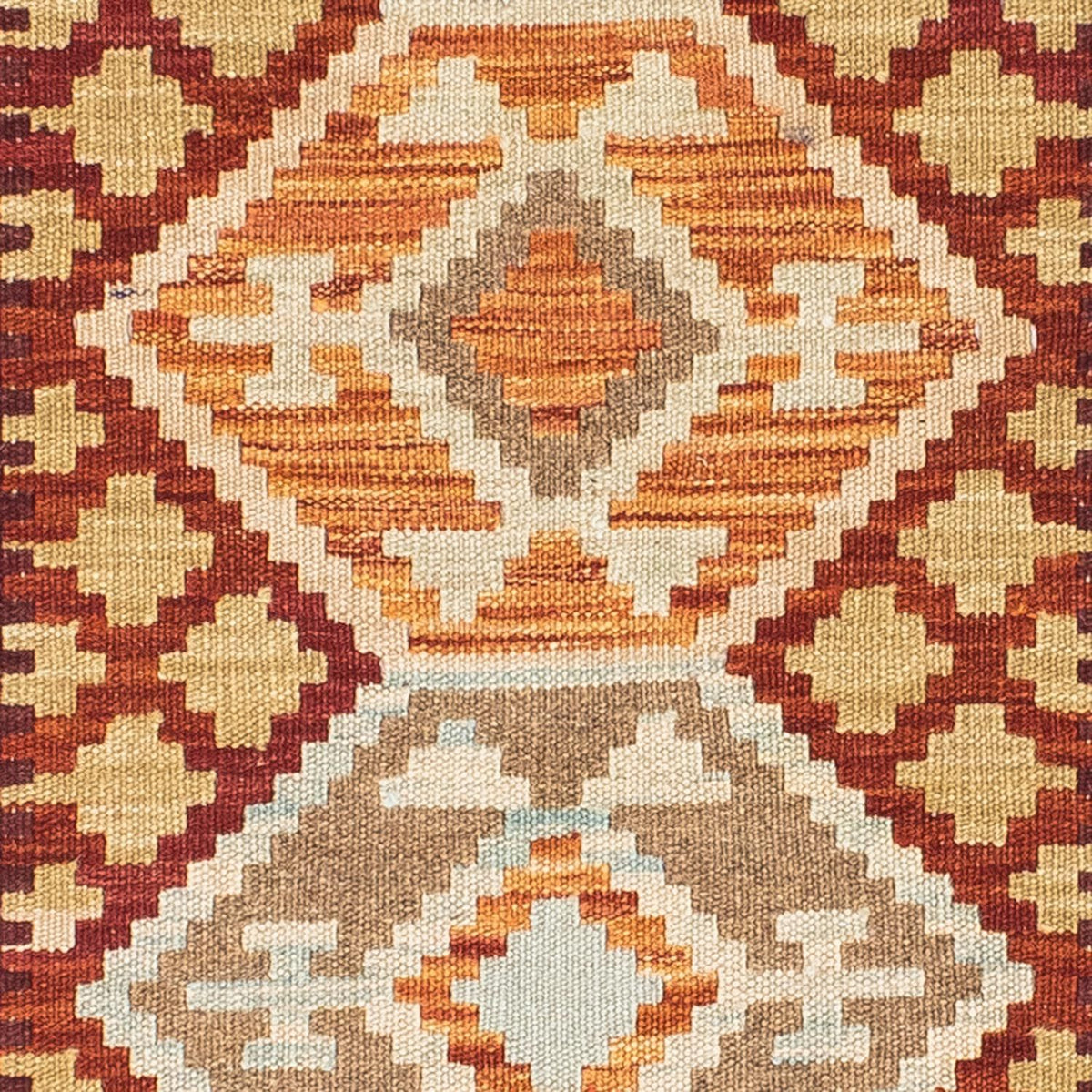 Runner Kelim Rug - Oriental - 202 x 73 cm - beige