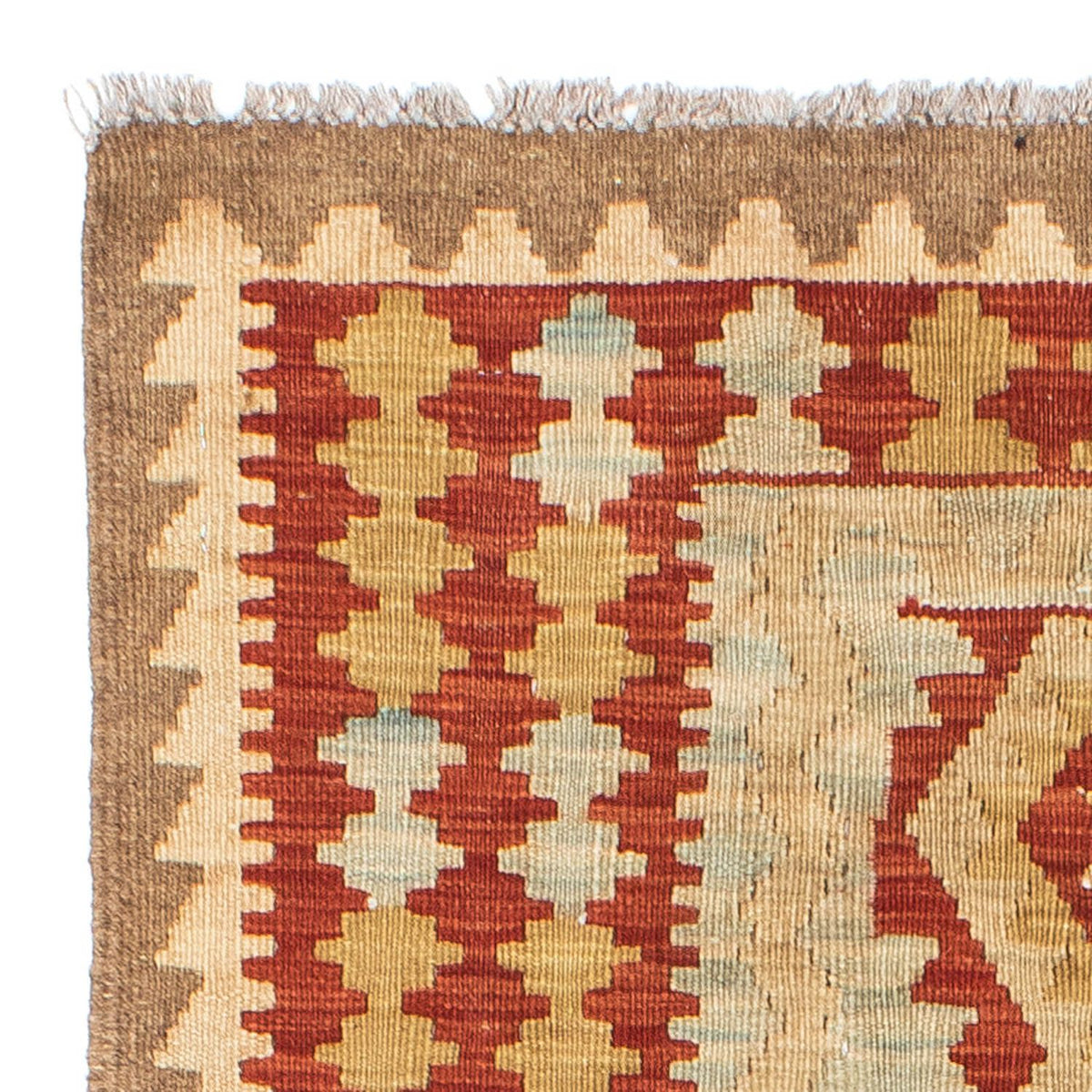 Runner Kelim Rug - Oriental - 200 x 85 cm - beige