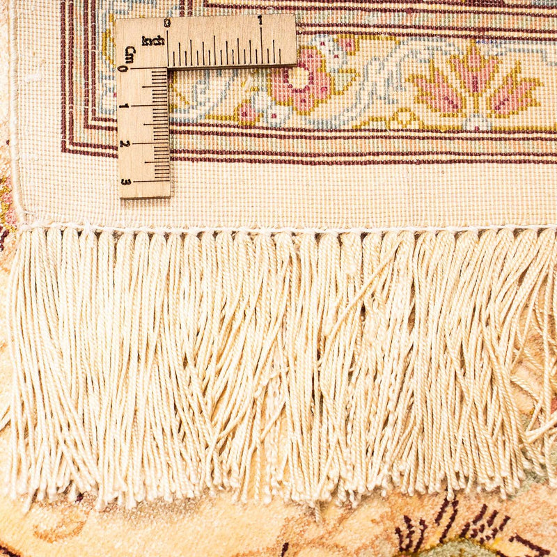 Silk Rug - Ghom Silk - Premium - 197 x 131 cm - beige