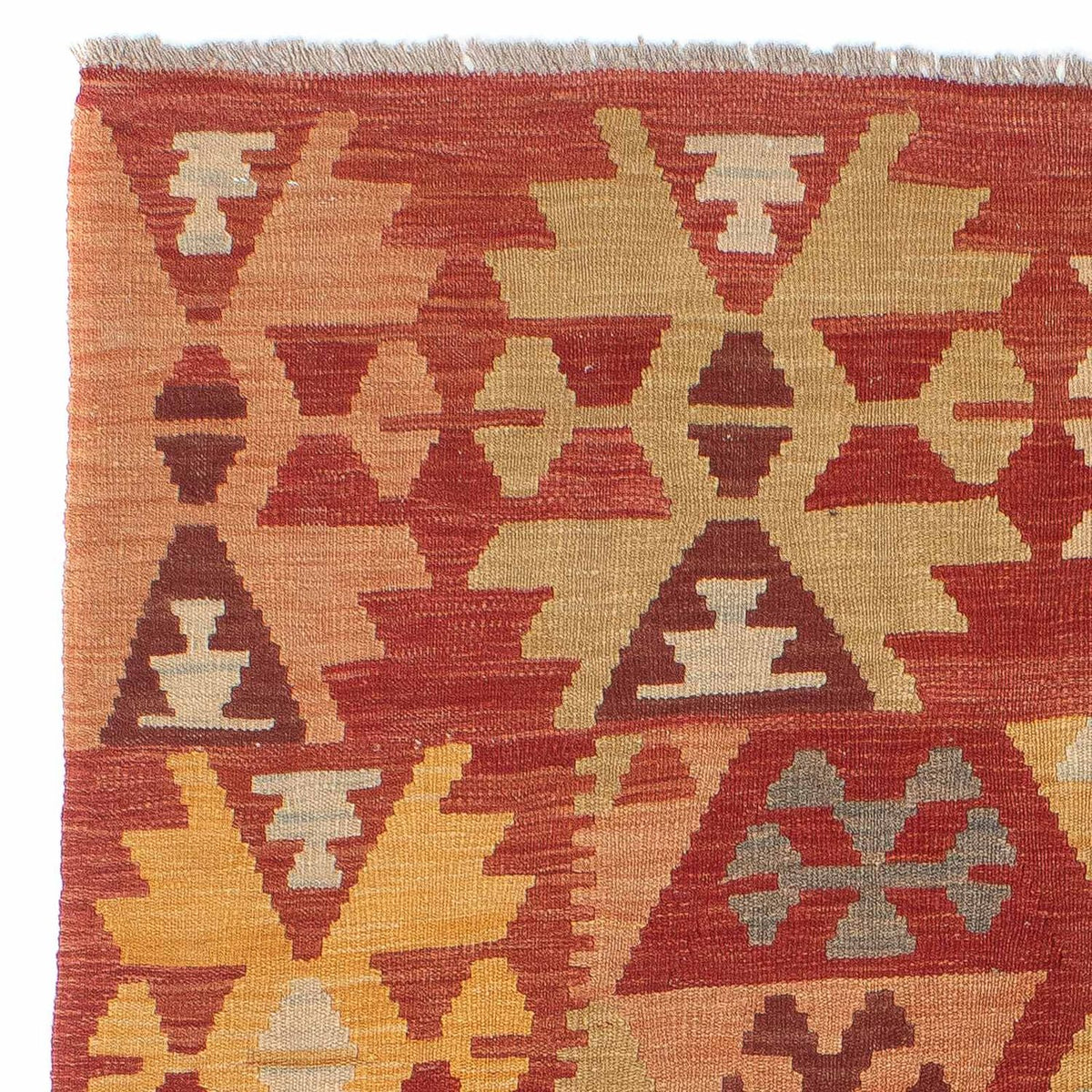 Kelim Rug - Oriental - 200 x 145 cm - rust