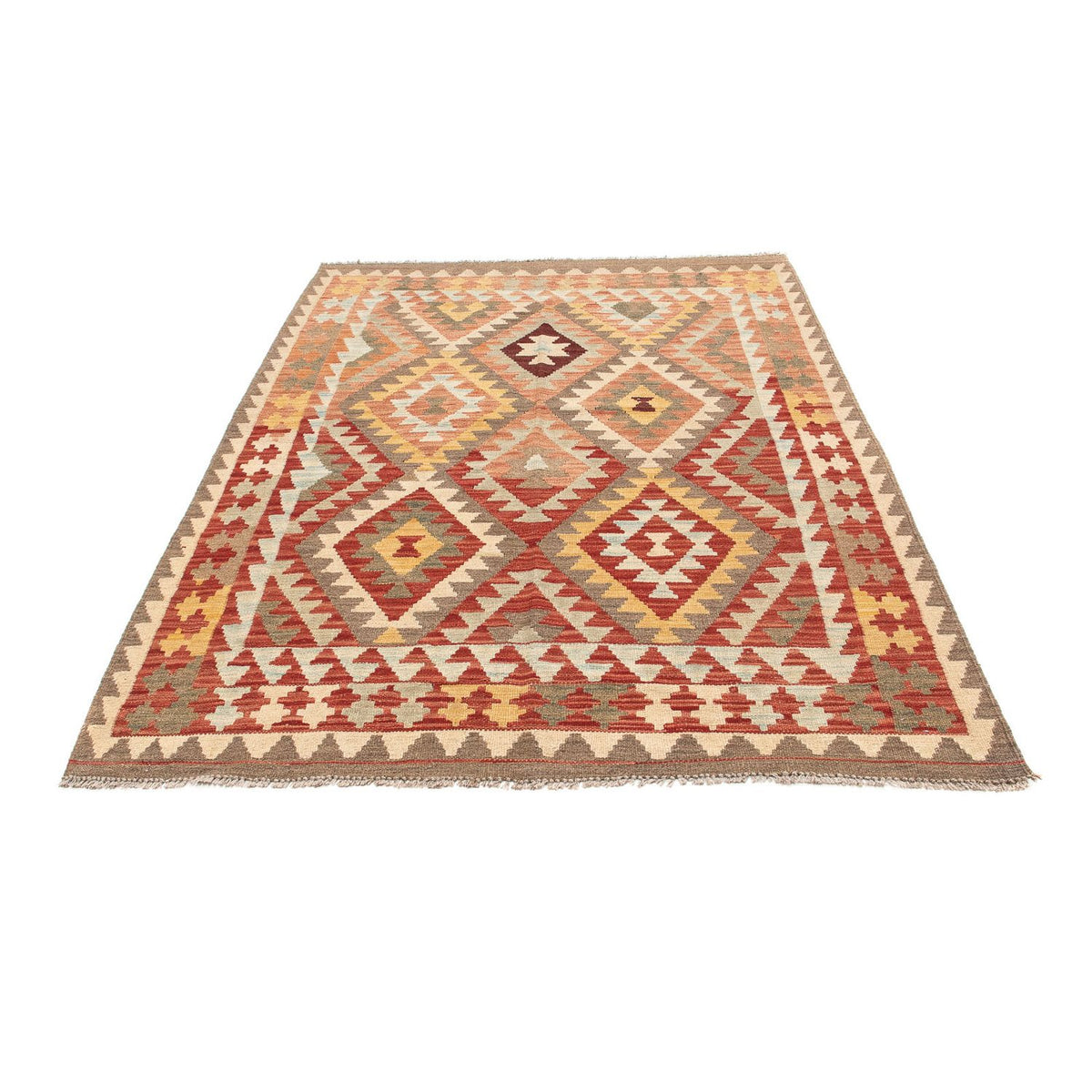 Kelim Rug - Oriental - 202 x 147 cm - multicolored