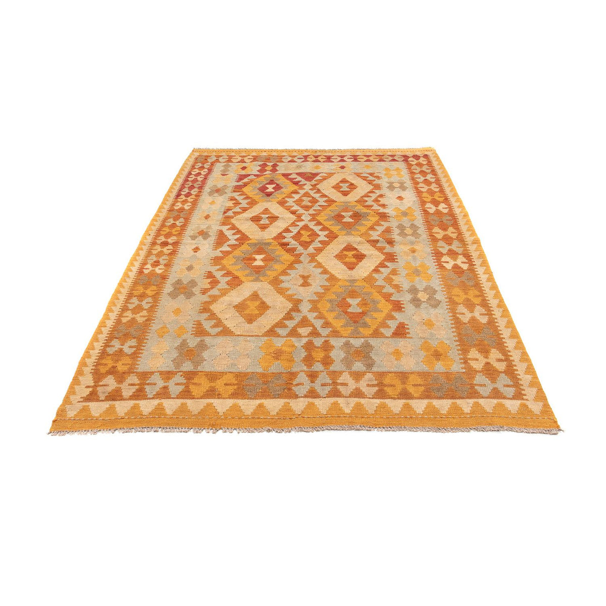 Kelim Rug - Oriental - 206 x 141 cm - multicolored