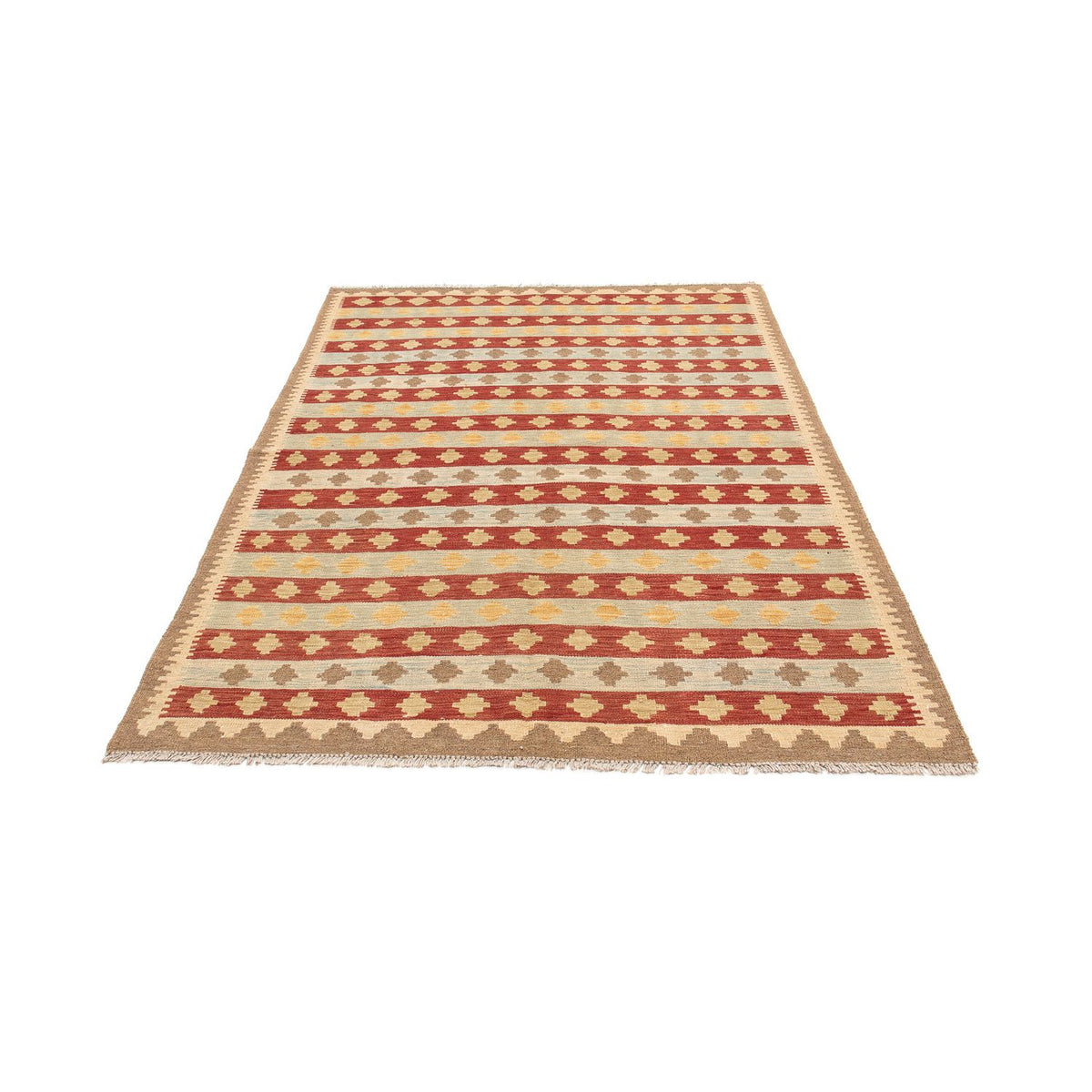 Kelim Rug - Oriental - 201 x 142 cm - multicolored