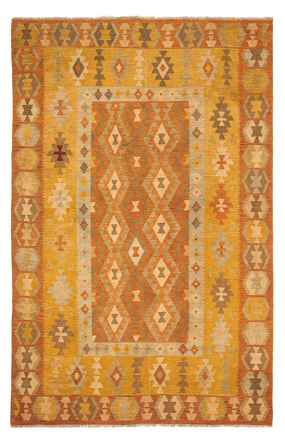 Kelim Rug - Splash - 294 x 200 cm - multicolored