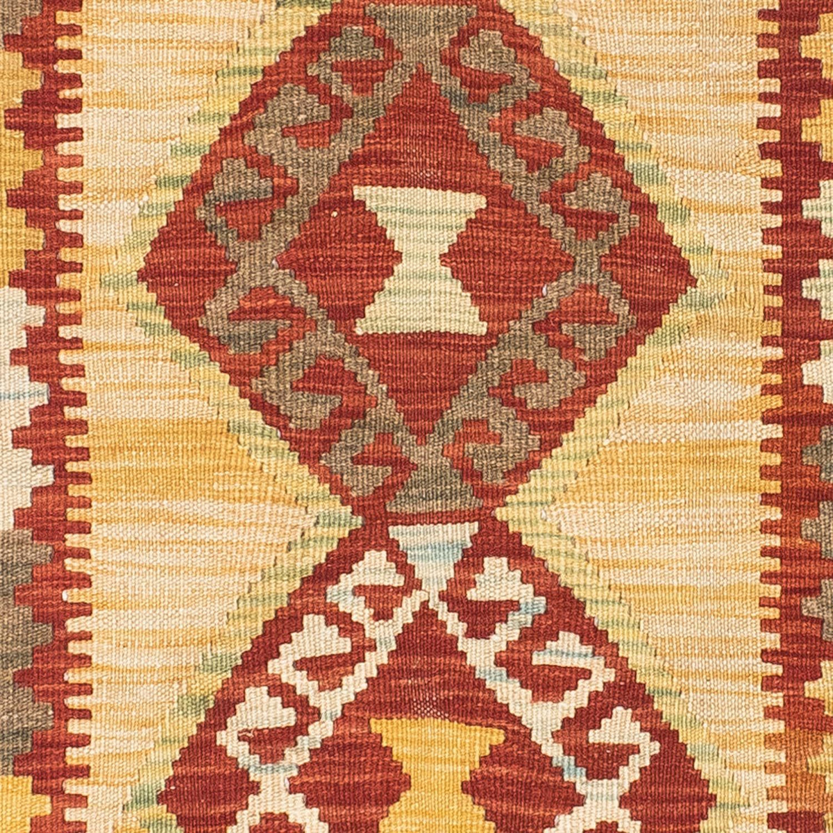 Runner Kelim Rug - Oriental - 196 x 78 cm - beige