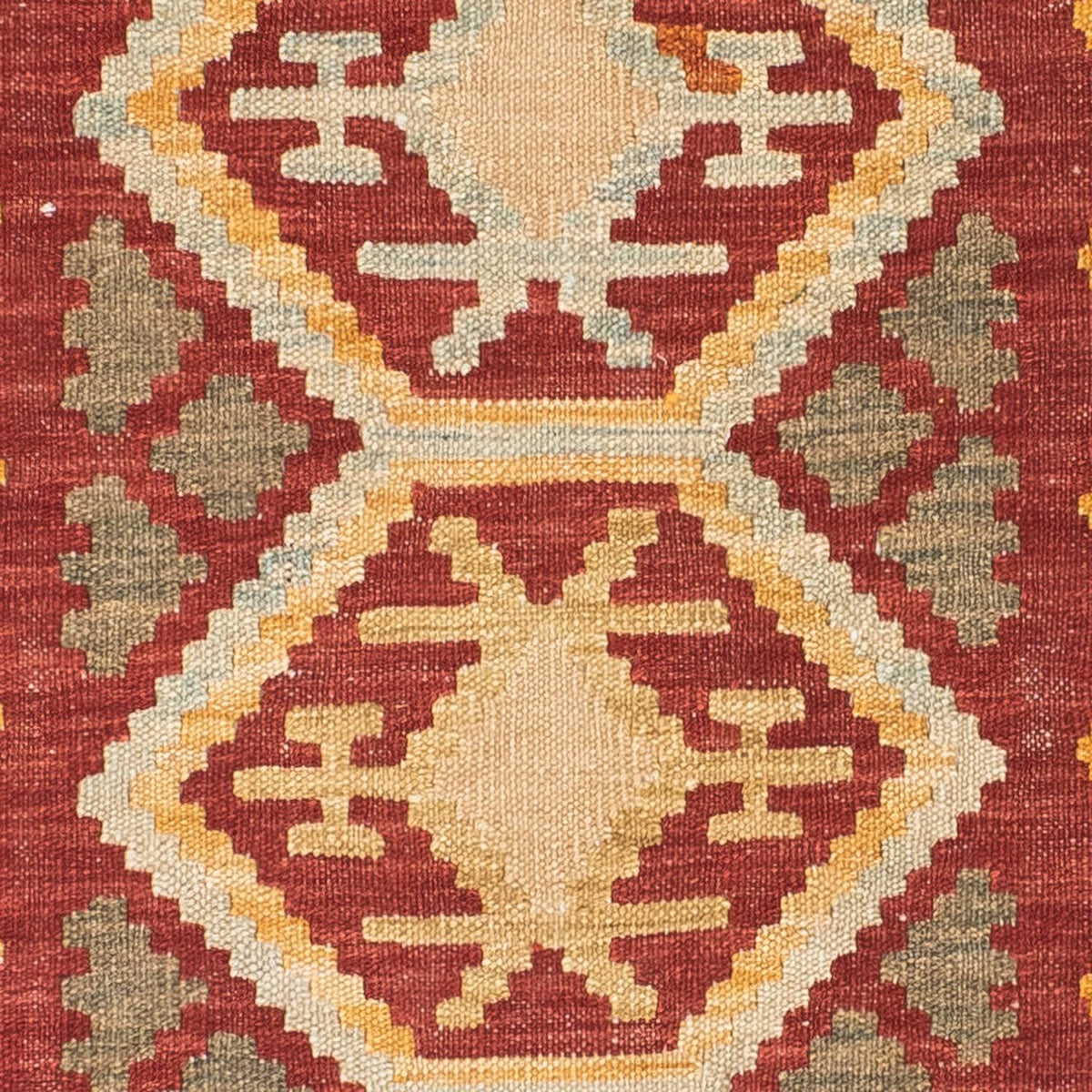 Runner Kelim Rug - Oriental - 196 x 76 cm - light brown