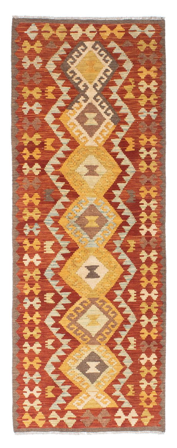 Runner Kelim Rug - Oriental - 205 x 78 cm - rust