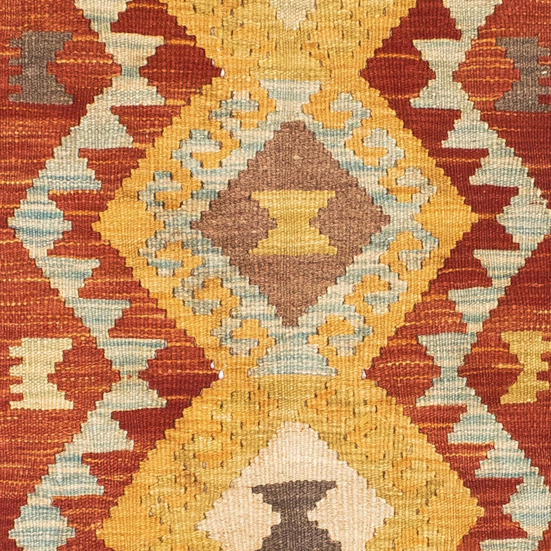 Runner Kelim Rug - Oriental - 205 x 78 cm - rust