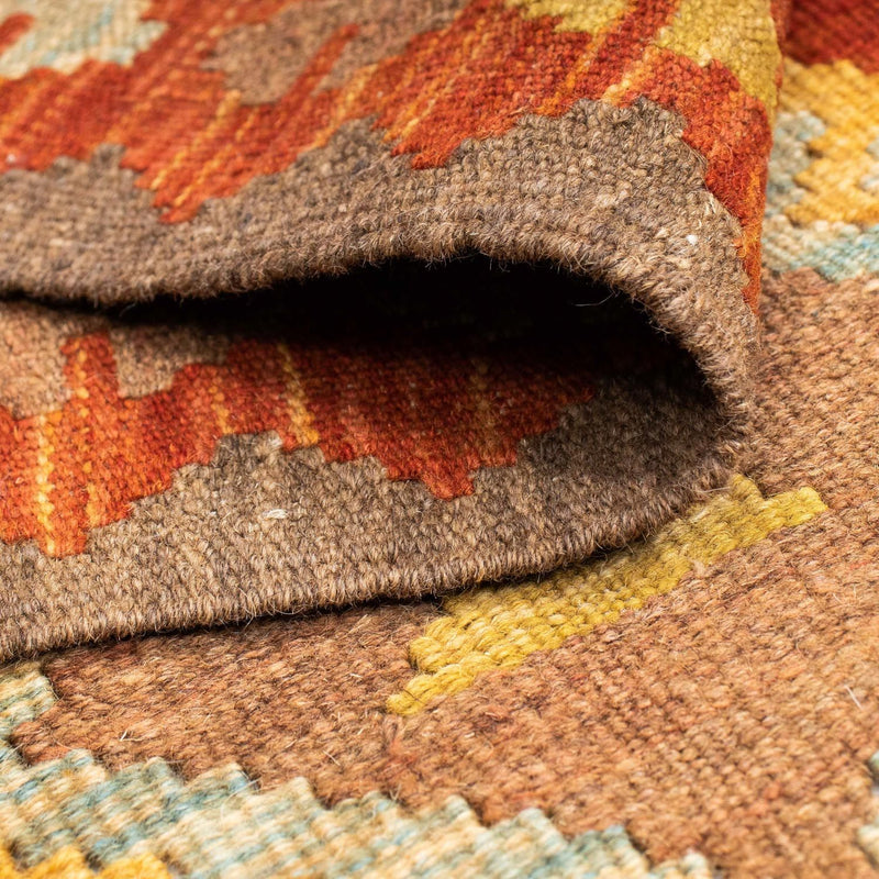 Runner Kelim Rug - Oriental - 205 x 78 cm - rust