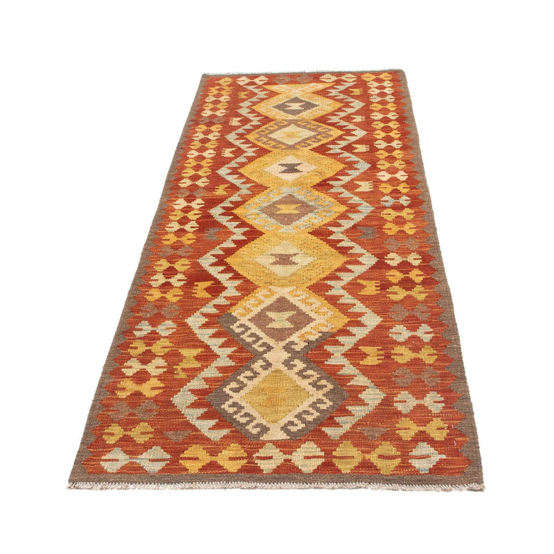 Runner Kelim Rug - Oriental - 205 x 78 cm - rust