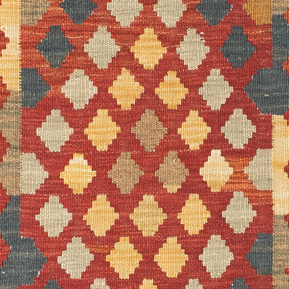 Runner Kelim Rug - Oriental - 198 x 74 cm - light red