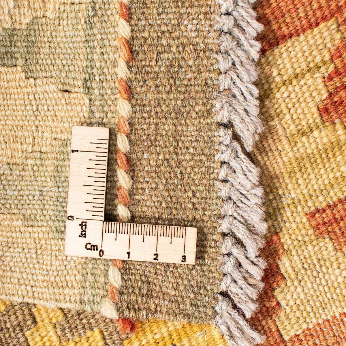 Runner Kelim Rug - Oriental - 197 x 72 cm - beige