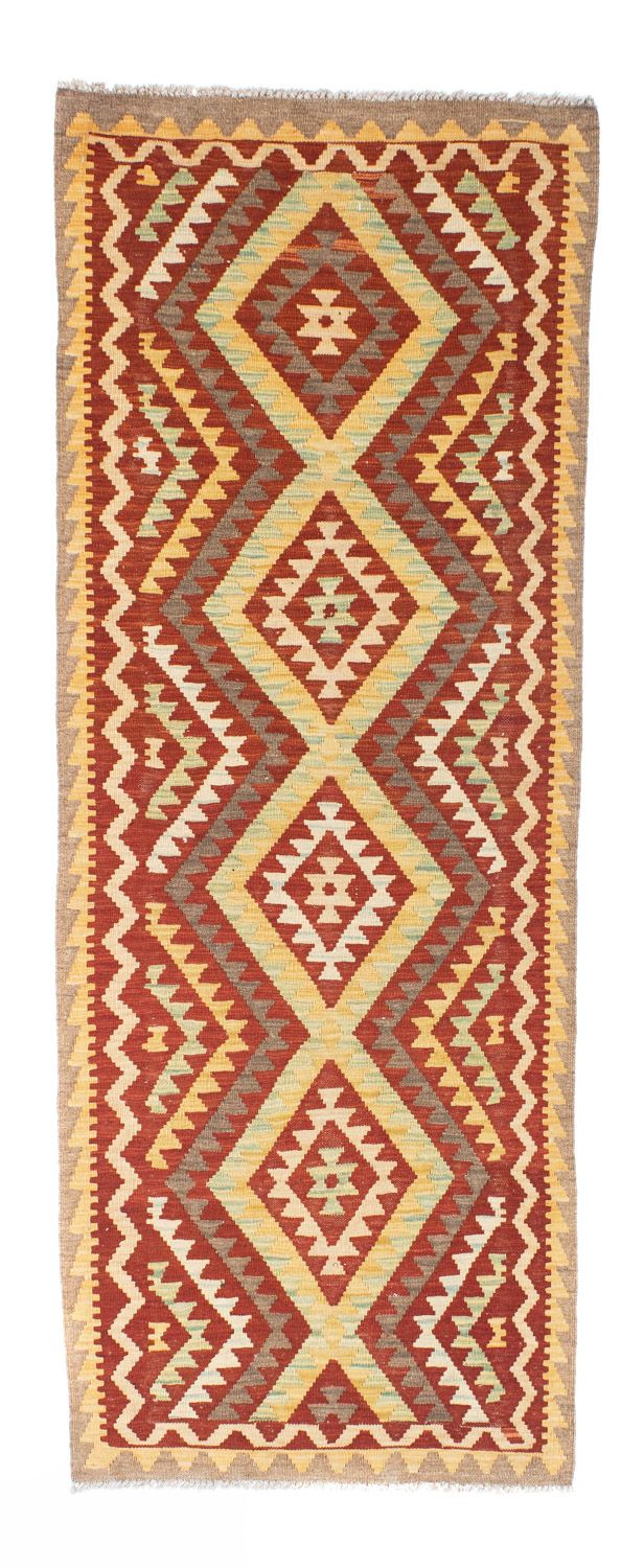 Runner Kelim Rug - Oriental - 214 x 82 cm - rust