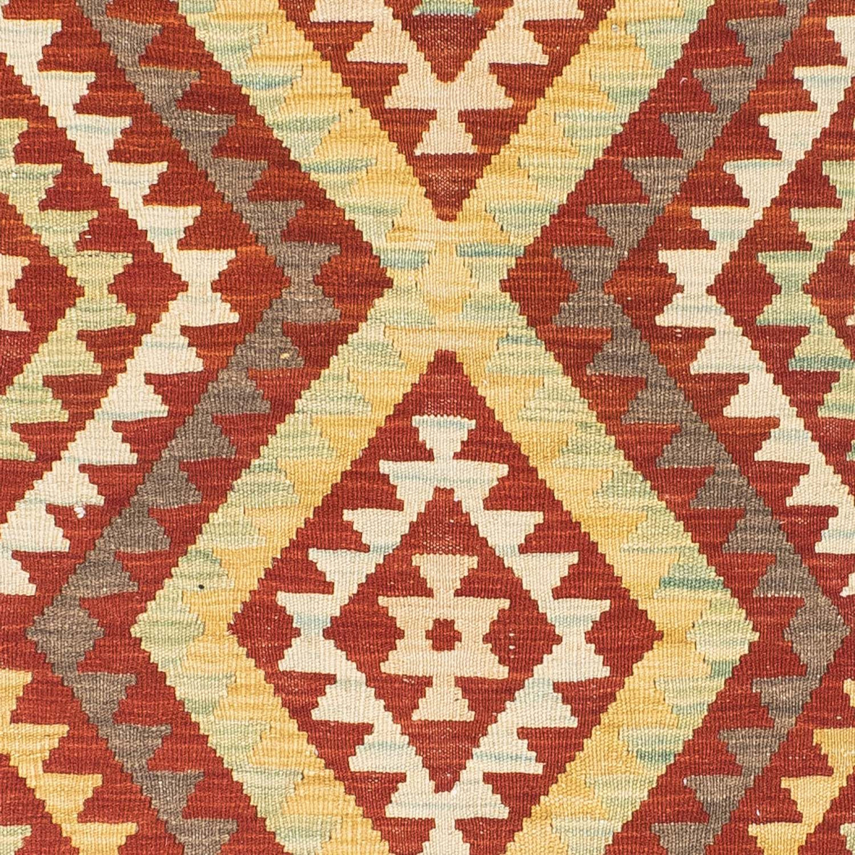 Runner Kelim Rug - Oriental - 214 x 82 cm - rust