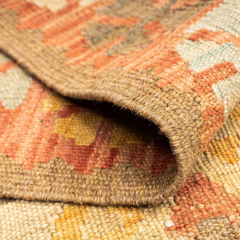 Runner Kelim Rug - Oriental - 208 x 66 cm - light red