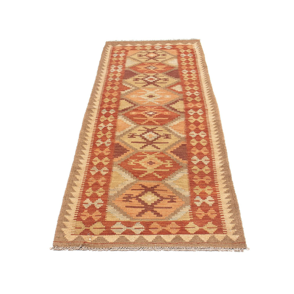 Runner Kelim Rug - Splash - 203 x 68 cm - multicolored