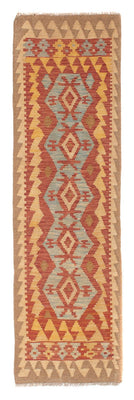 Runner Kelim Rug - Splash - 202 x 65 cm - multicolored