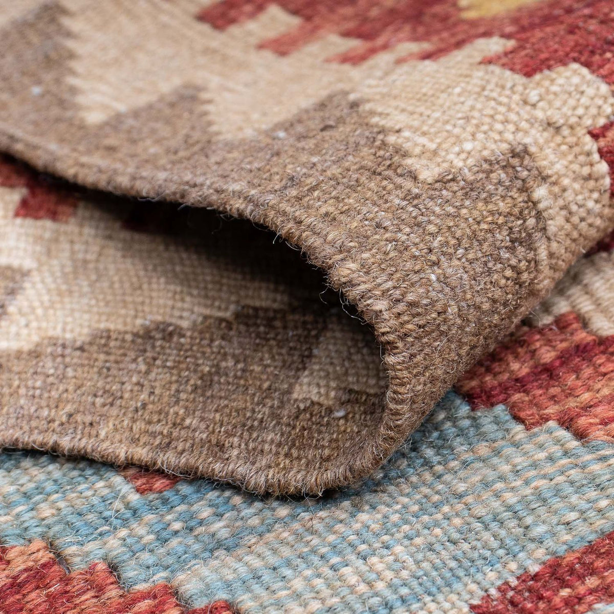 Runner Kelim Rug - Splash - 202 x 65 cm - multicolored