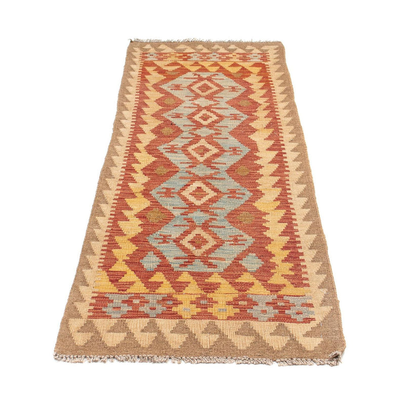 Runner Kelim Rug - Splash - 202 x 65 cm - multicolored