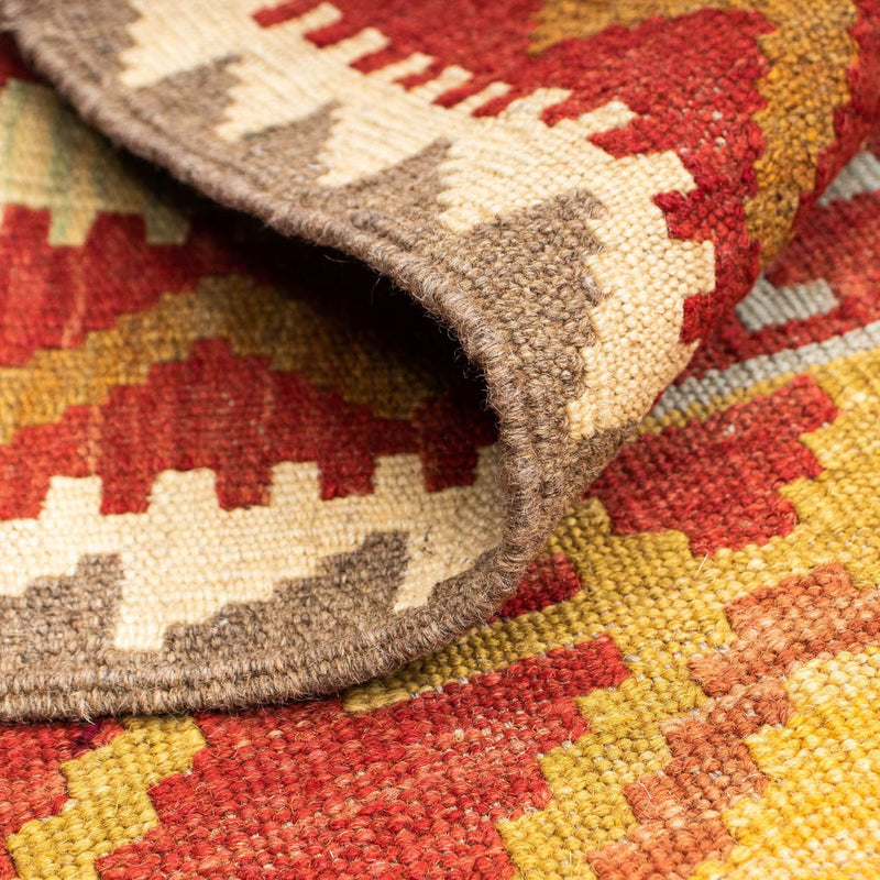 Runner Kelim Rug - Oriental - 203 x 67 cm - red