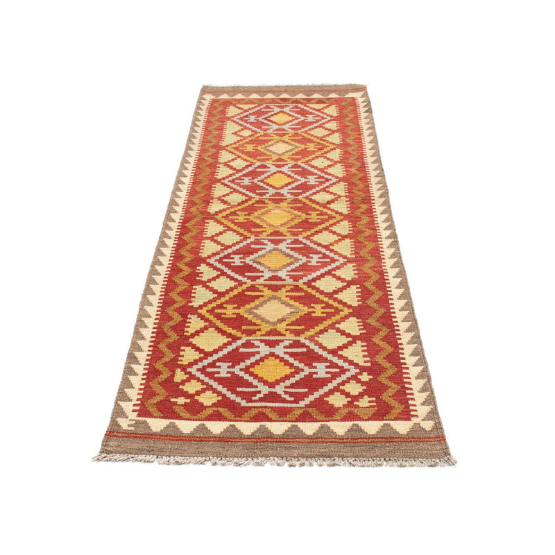 Runner Kelim Rug - Oriental - 203 x 67 cm - red