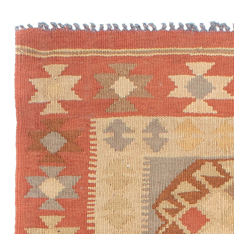 Runner Kelim Rug - Splash - 199 x 67 cm - beige