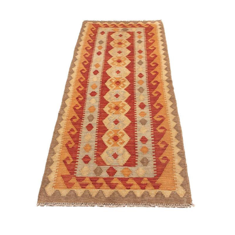Runner Kelim Rug - Splash - 196 x 63 cm - multicolored