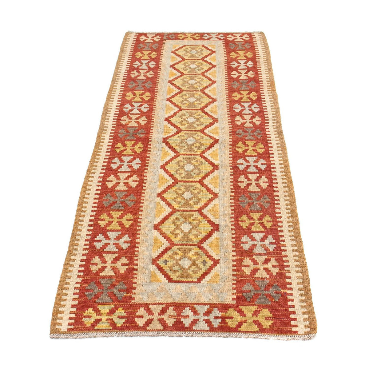 Runner Kelim Rug - Splash - 192 x 68 cm - multicolored