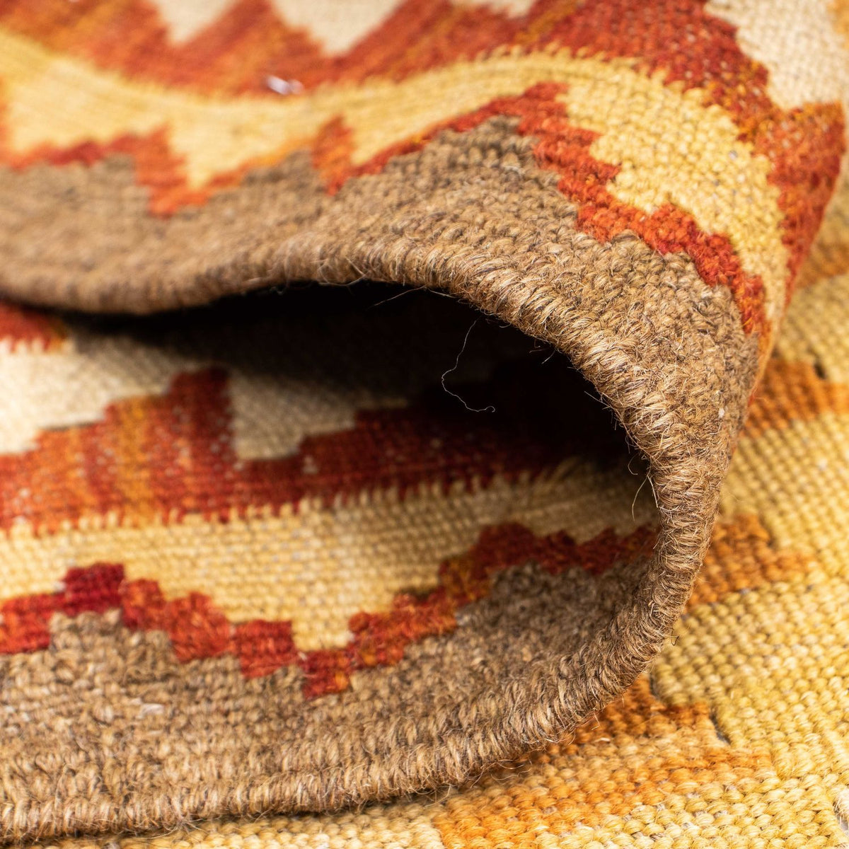 Runner Kelim Rug - Oriental - 192 x 69 cm - light brown