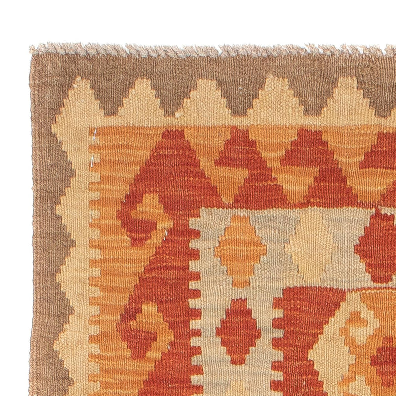 Runner Kelim Rug - Splash - 197 x 63 cm - red