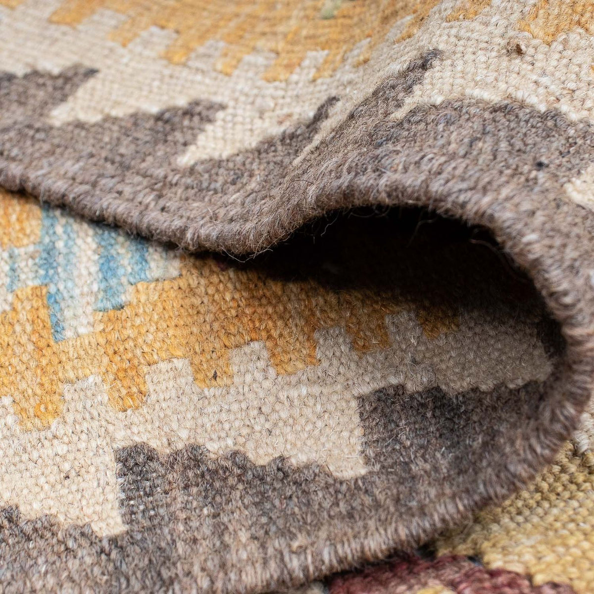 Runner Kelim Rug - Splash - 192 x 63 cm - multicolored