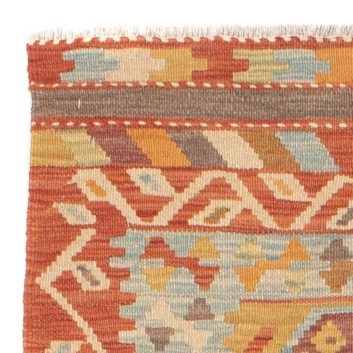 Runner Kelim Rug - Splash - 194 x 65 cm - multicolored