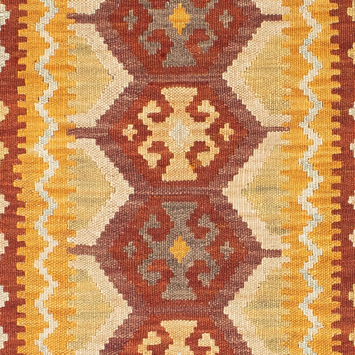 Runner Kelim Rug - Oriental - 195 x 65 cm - rust