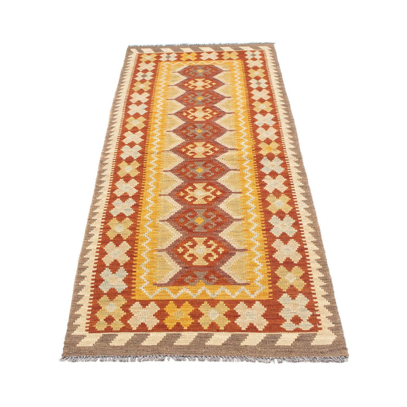 Runner Kelim Rug - Oriental - 195 x 65 cm - rust