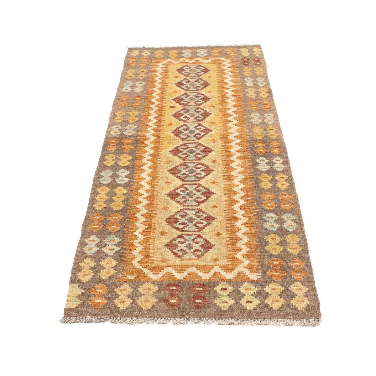 Runner Kelim Rug - Splash - 192 x 67 cm - multicolored
