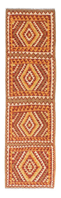 Runner Kelim Rug - Oriental - 231 x 62 cm - brown