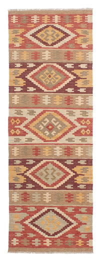 Runner Kelim Rug - Splash - 205 x 64 cm - multicolored