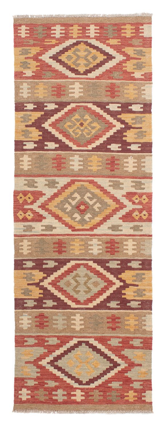 Runner Kelim Rug - Splash - 205 x 64 cm - multicolored