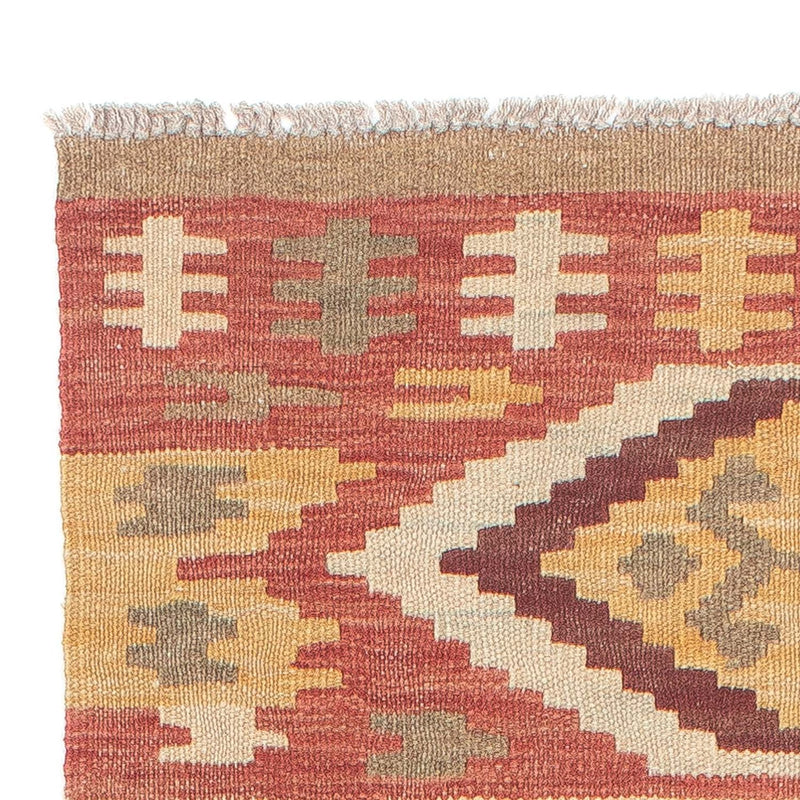 Runner Kelim Rug - Splash - 205 x 64 cm - multicolored