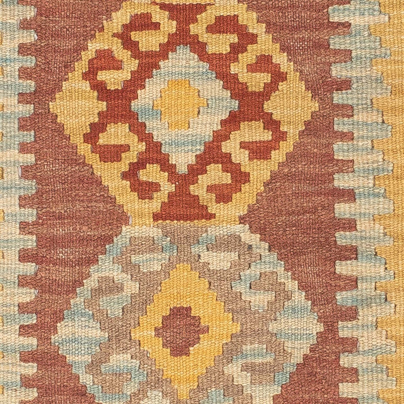 Runner Kelim Rug - Splash - 210 x 69 cm - multicolored