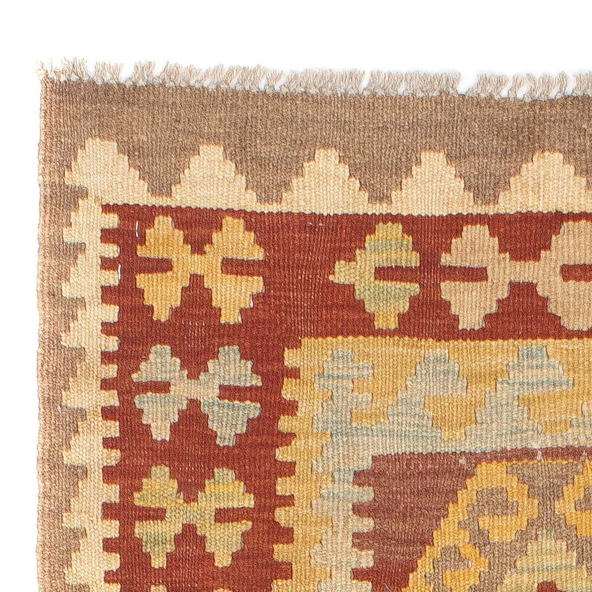 Runner Kelim Rug - Splash - 210 x 69 cm - multicolored