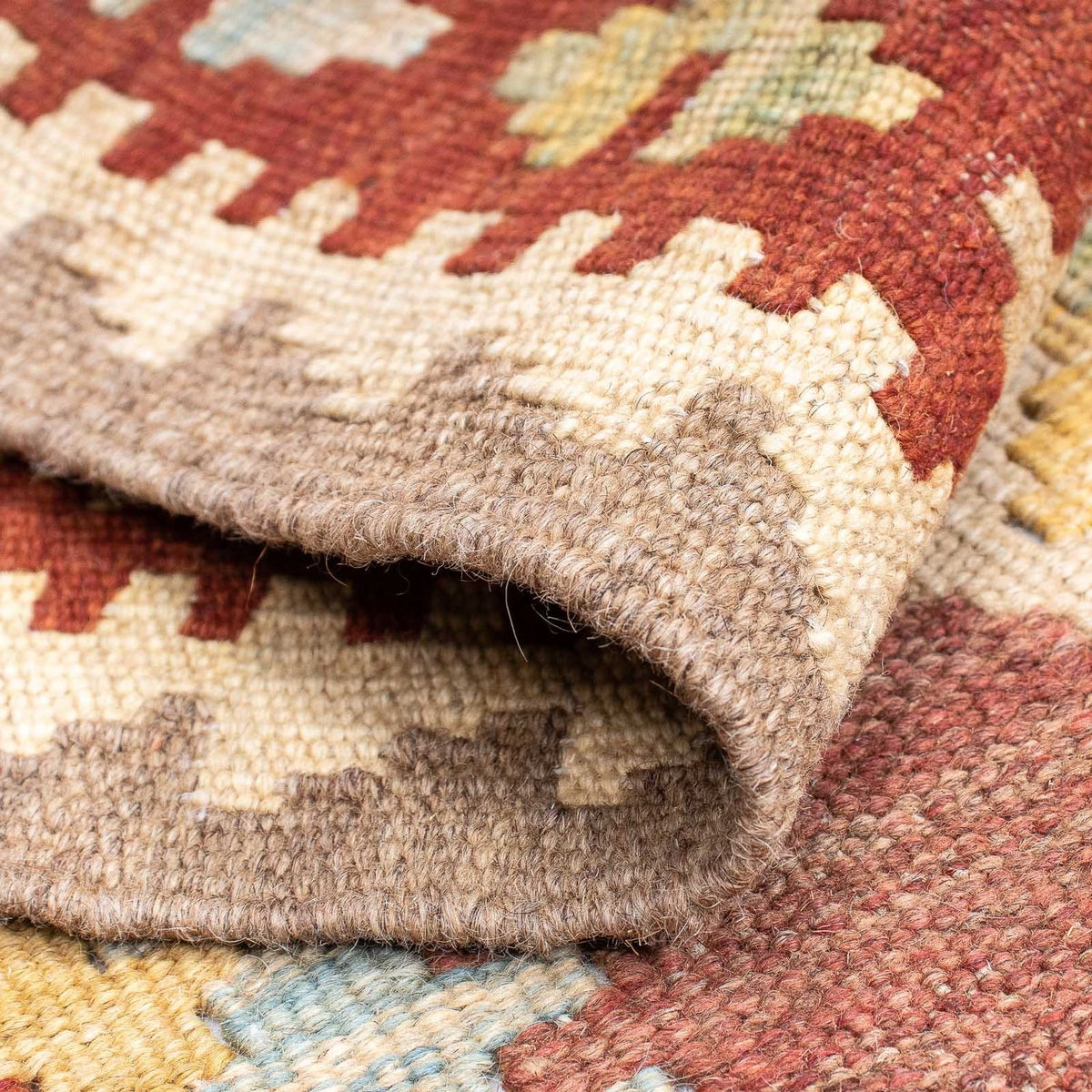 Runner Kelim Rug - Splash - 210 x 69 cm - multicolored