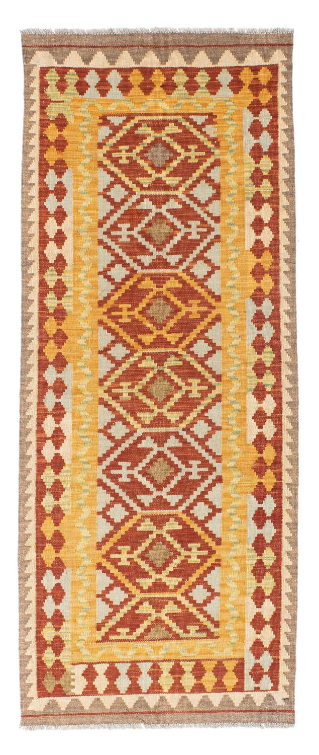 Runner Kelim Rug - Oriental - 195 x 73 cm - red