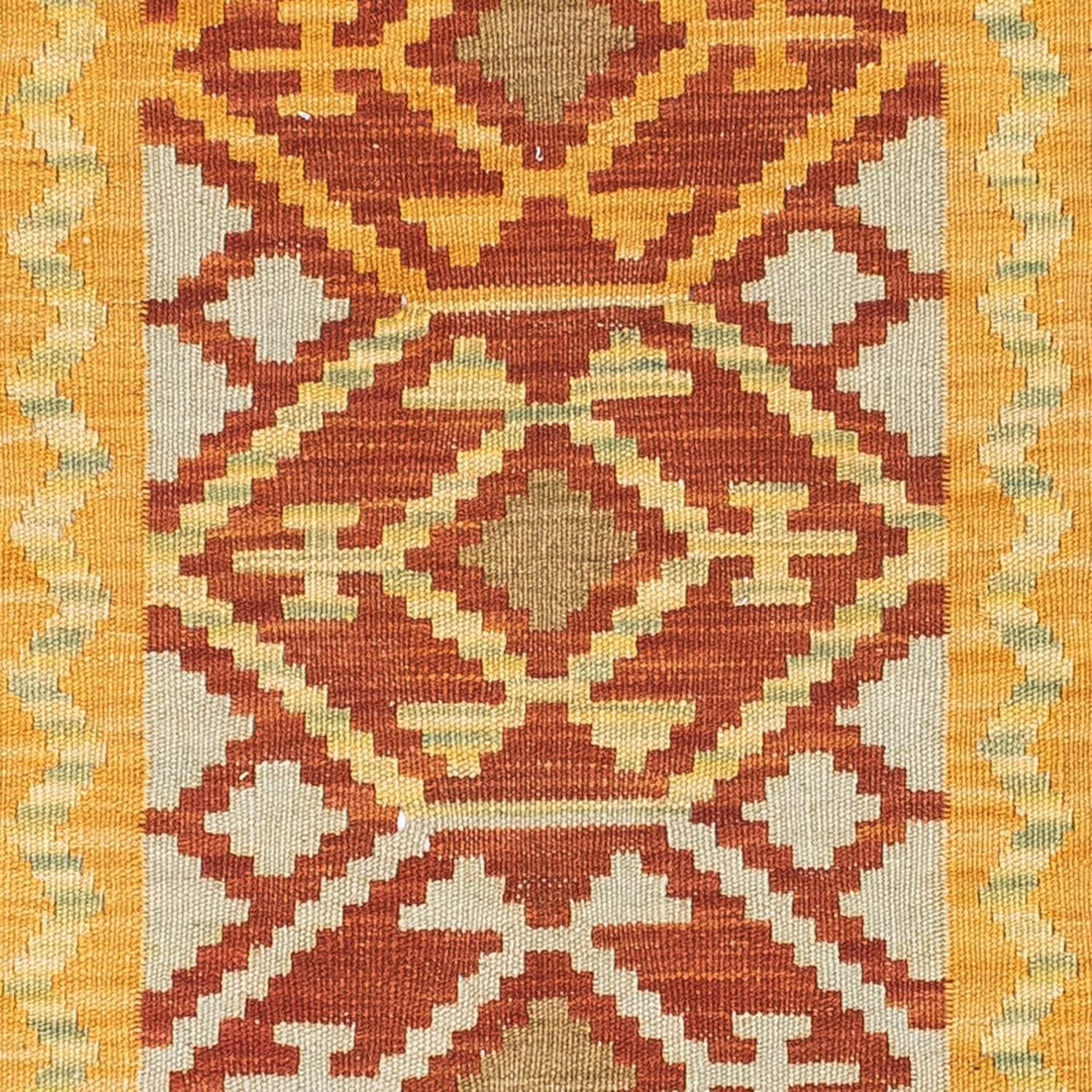 Runner Kelim Rug - Oriental - 195 x 73 cm - red