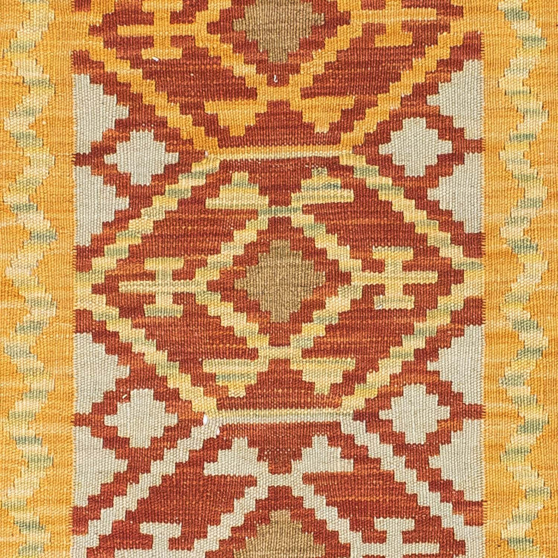 Runner Kelim Rug - Oriental - 195 x 73 cm - red