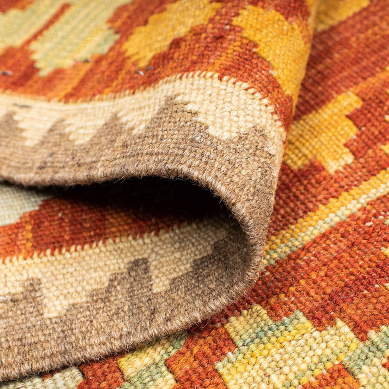 Runner Kelim Rug - Oriental - 195 x 73 cm - red