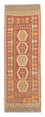 Runner Kelim Rug - Splash - 193 x 64 cm - rust