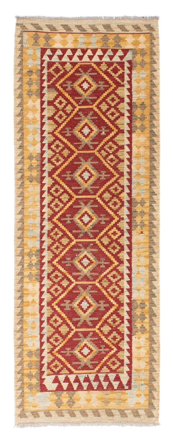 Runner Kelim Rug - Oriental - 203 x 71 cm - red