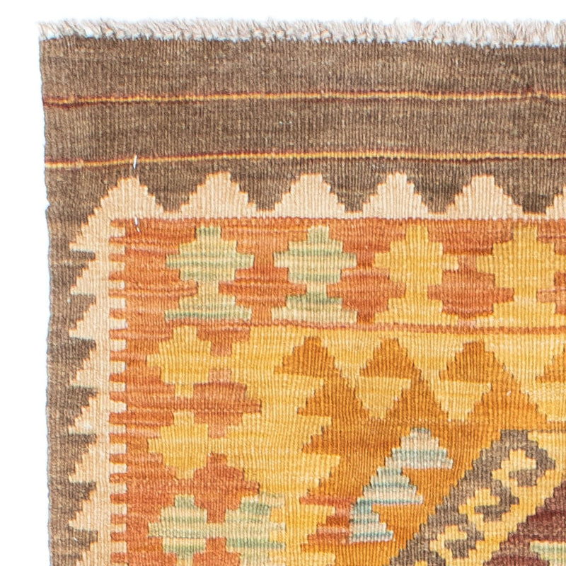 Runner Kelim Rug - Oriental - 209 x 71 cm - gold