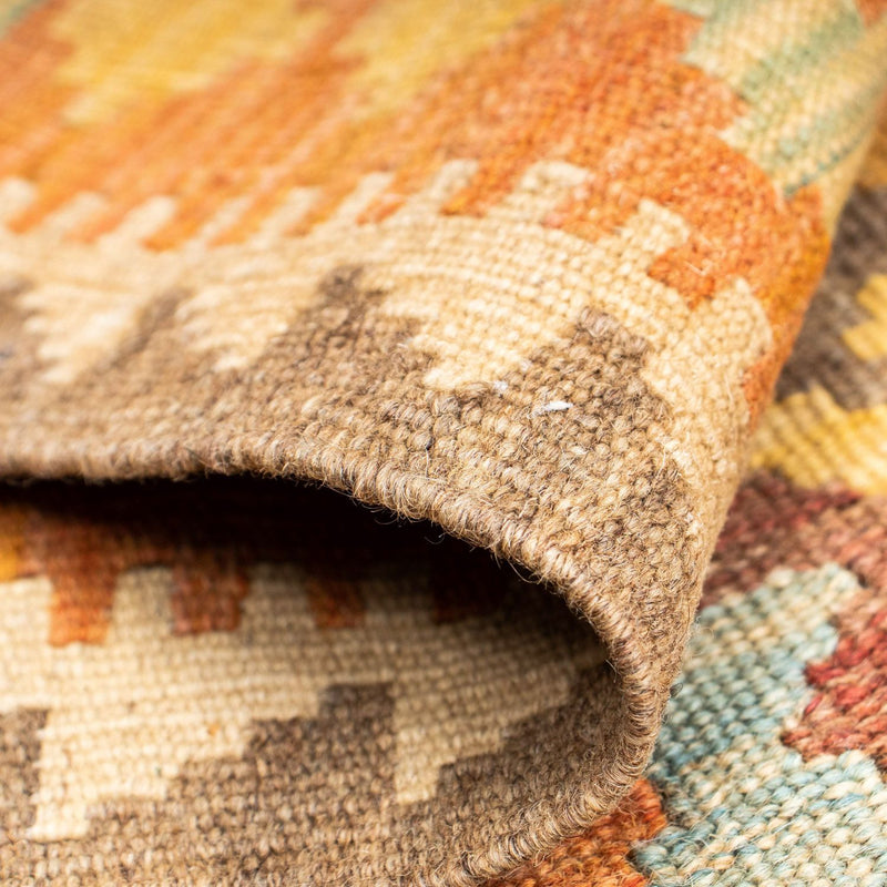 Runner Kelim Rug - Oriental - 209 x 71 cm - gold